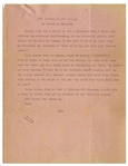 Hunter Thompson Typed Story Featuring His ''Claude Fink'' Protagonist -- Also With an Autograph Letter Signed, ''...It appears I am once again headed for fatherhood...a bad joke IS funny once...''